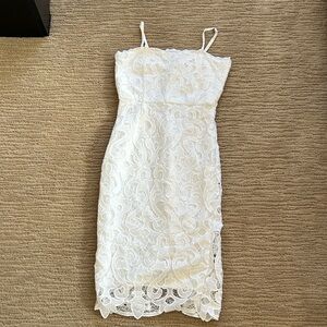 Ina White Lace Dress